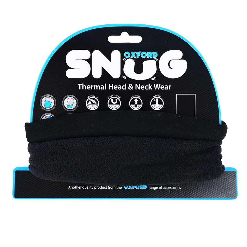 Oxford Snug Musta monikäyttöinen huivi
