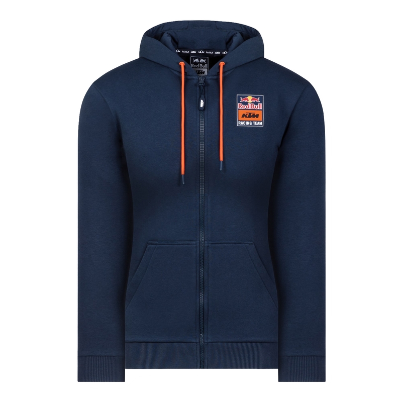 Dámská mikina KTM Backprint Red Bull Zip modrá výprodej