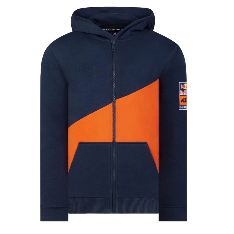 Dětská mikina KTM Colourswitch Red Bull Zip modro-oranžová výprodej