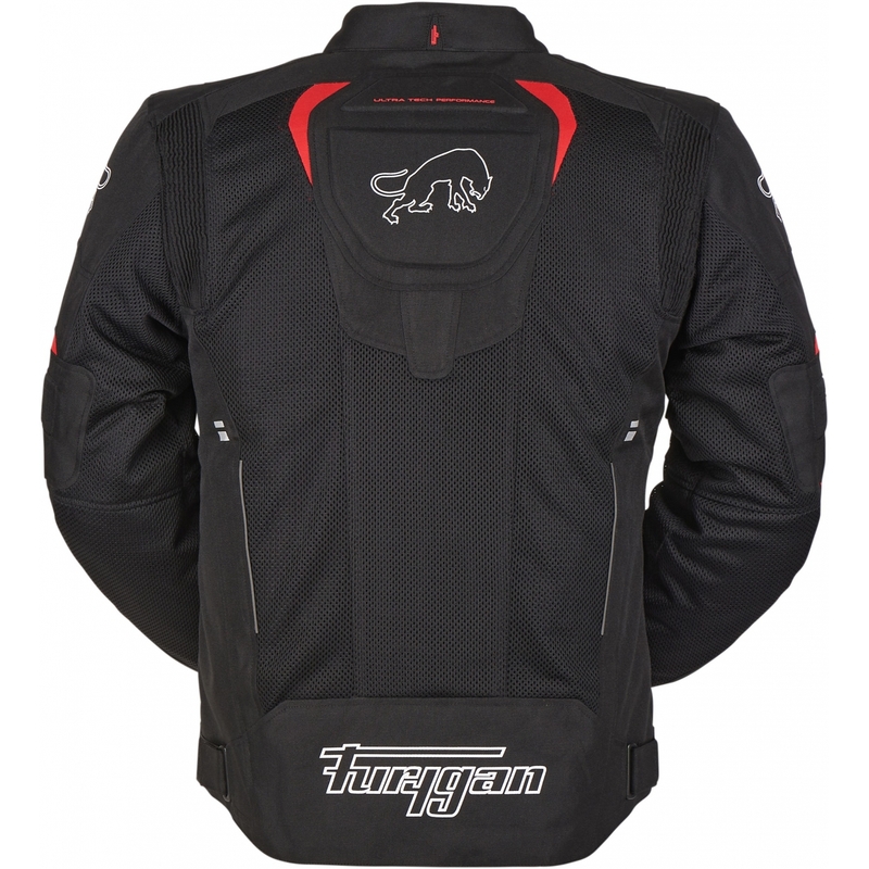 Furygan Ultra Spark Vented 3 in 1 punainen ja musta moottoripyörä takki