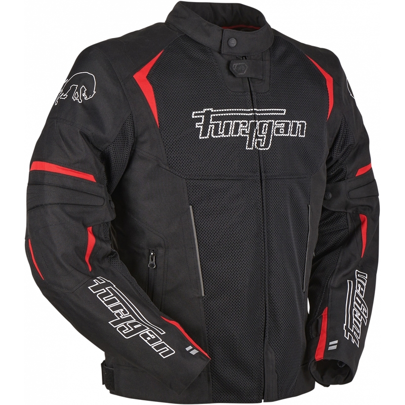 Furygan Ultra Spark Vented 3 in 1 punainen ja musta moottoripyörä takki