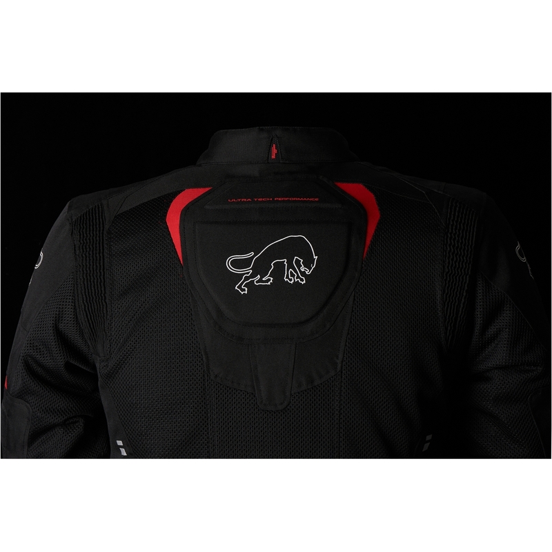 Furygan Ultra Spark Vented 3 in 1 punainen ja musta moottoripyörä takki