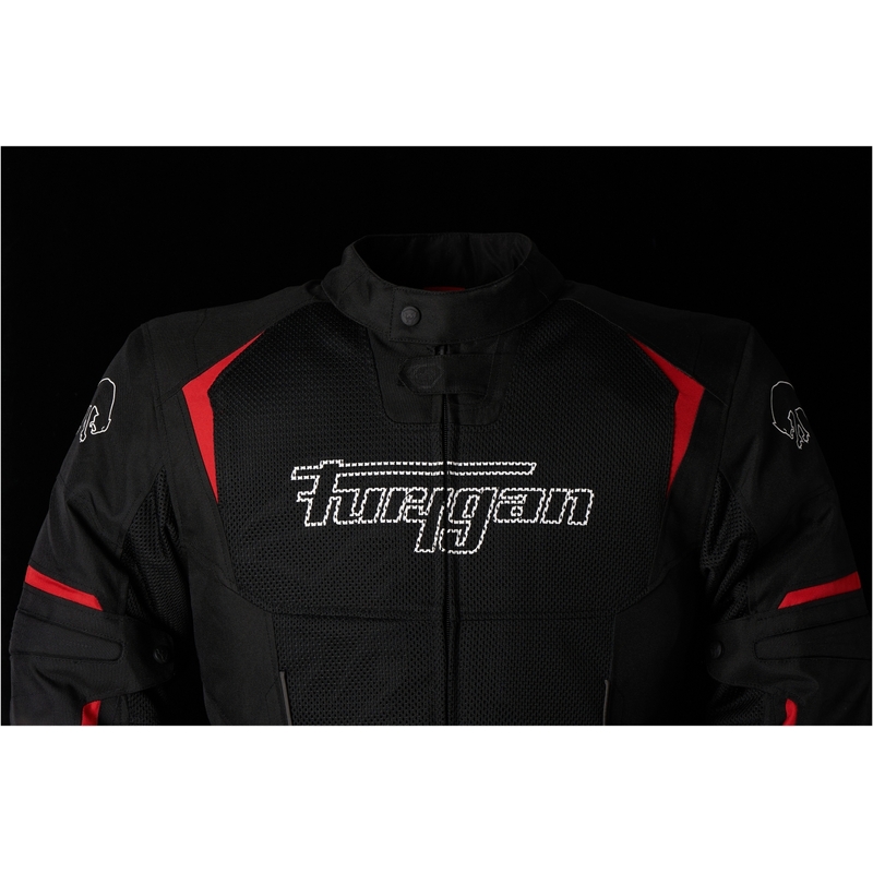 Furygan Ultra Spark Vented 3 in 1 punainen ja musta moottoripyörä takki