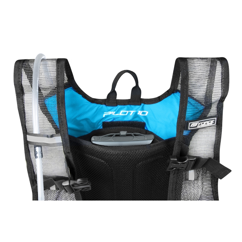 Cyklo batoh FORCE Pilot Plus 10 l fluo žlutý s hydrovakem výprodej