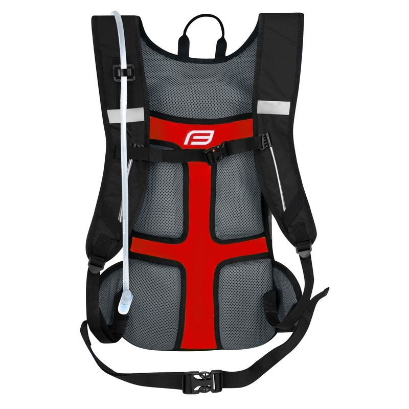 Cyklo batoh FORCE Berry Ace Plus 12 l černo-šedý s hydrovakem výprodej