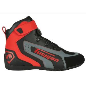 Furygan V4 Easy D3O musta ja punainen moottoripyöräsaappaat