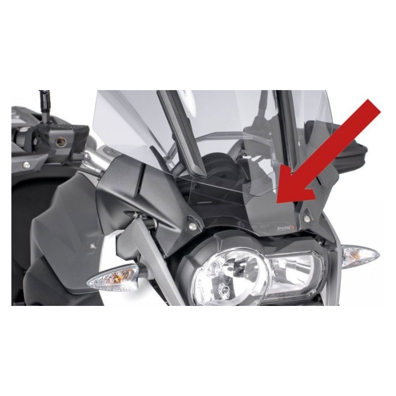 Deflektor na plexi Puig-BMW R1200 GS (13-15)