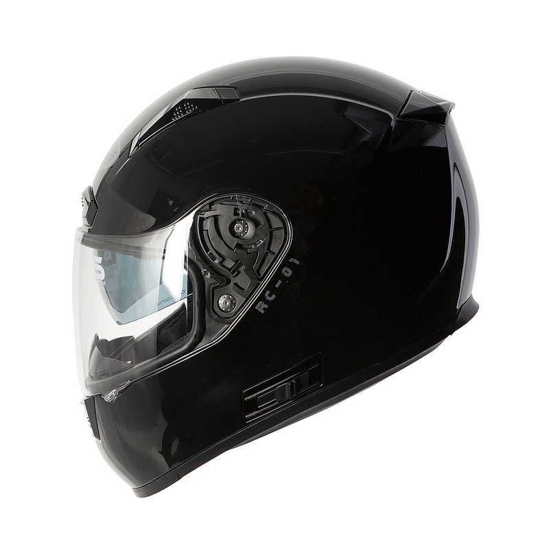 Přilba na motorku Ozone RC-01 černá lesklá výprodej