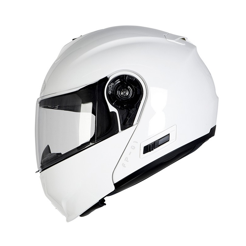Vyklápěcí přilba na motorku Ozone FP-01 bílá výprodej