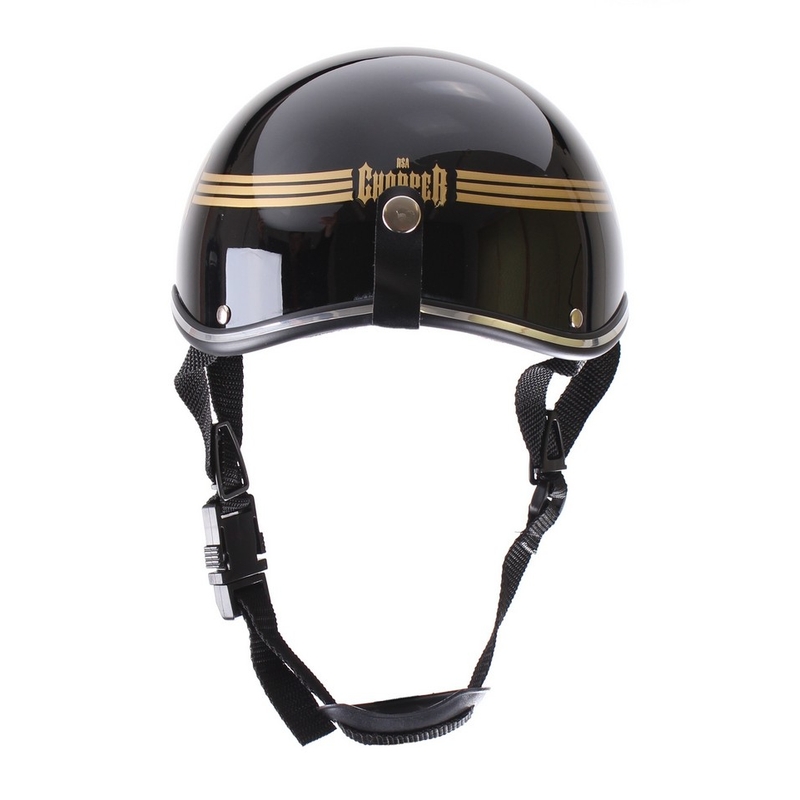 Moottoripyöräilykypärä braincap RSA Skull musta kiiltävä musta kiiltävä