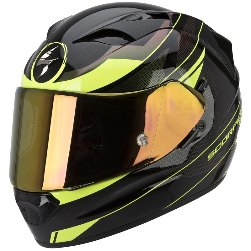 Integrální přilba Scorpion EXO-1200 Air Fulmen černo-fluo žlutá výprodej