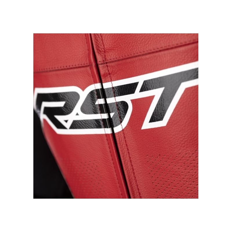 Jednodílná kombinéza na motorku RST Tractech Evo 4 CE černo-bílo-červená výprodej