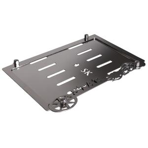 Ruostumattomasta teräksestä valmistettu aluslevy rekisterikilven alla Star Rider alennusmyynti