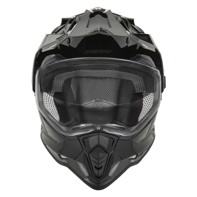 Enduro kypärä NOX N312 musta kiiltävä