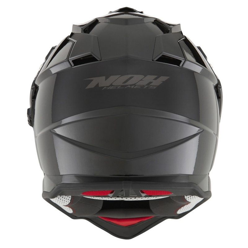 Enduro kypärä NOX N312 musta kiiltävä