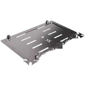 Ruostumattomasta teräksestä valmistettu suojus SK-merkkikilven alla Hells Bells Hells Bells