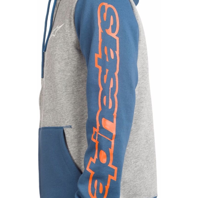 Mikina Alpinestars Machine Fleece šedo-modrá výprodej