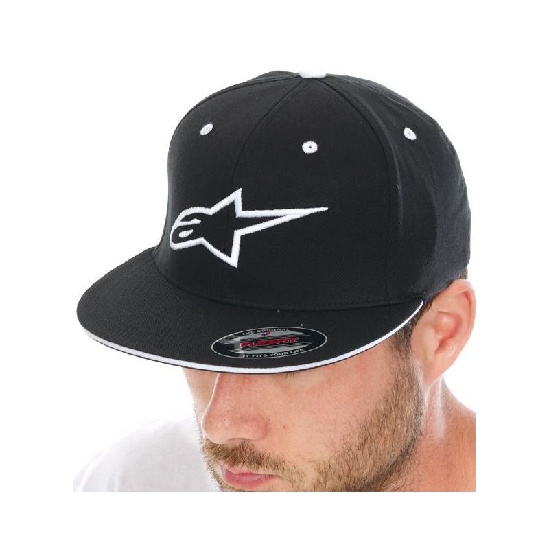 Alpinestars Ageless Flatbill lippis Musta ja valkoinen