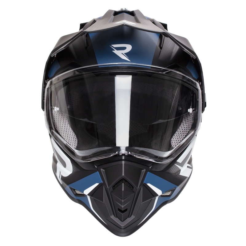 Enduro kypärä Street Racer Tracker musta-sininen