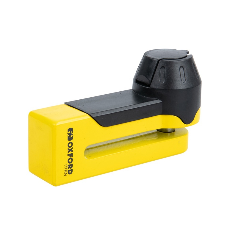 Levyjarrun lukko Oxford Titan keltainen