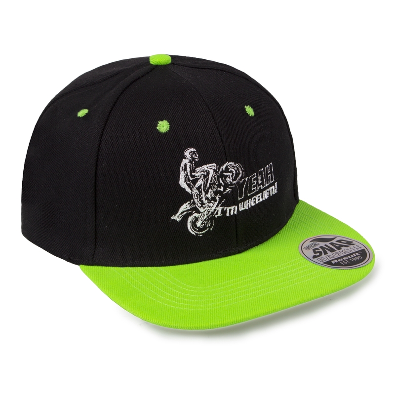 Wheelie cap mustavihreä alennusmyynti