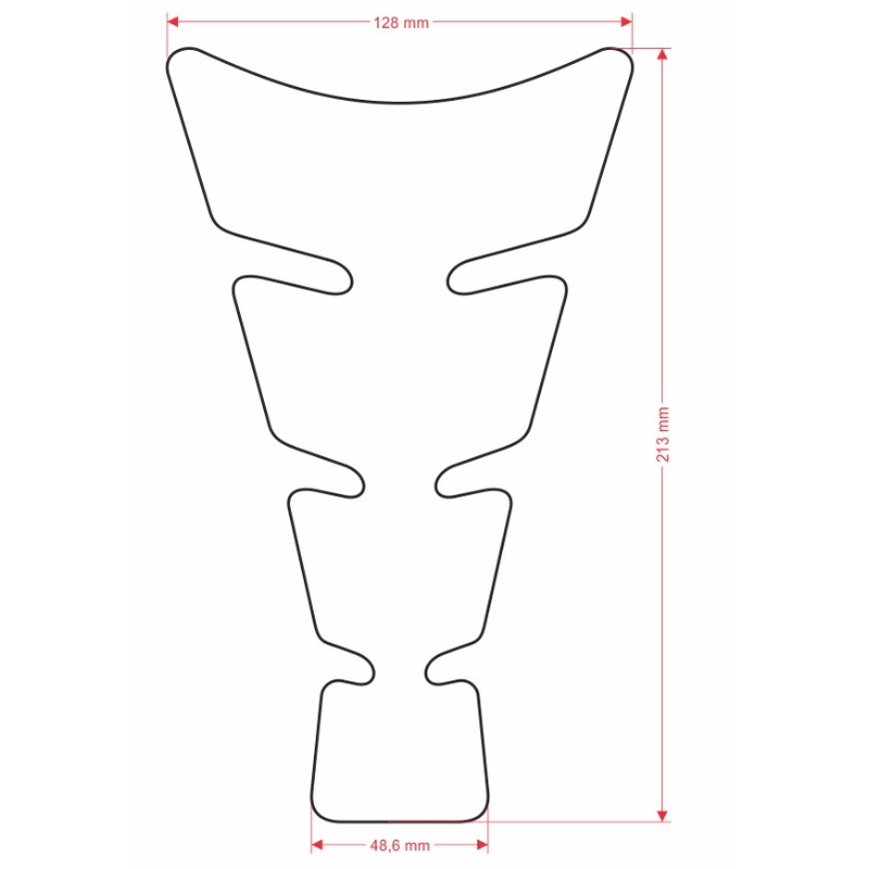Polttoainesäiliön kansi Tulosta - Spirit Adventure musta