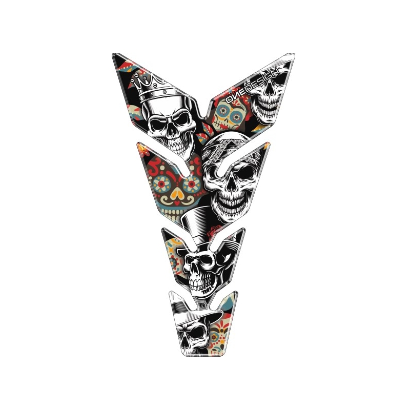 Polttoainesäiliö tarra tulostaa - Max Skulls2