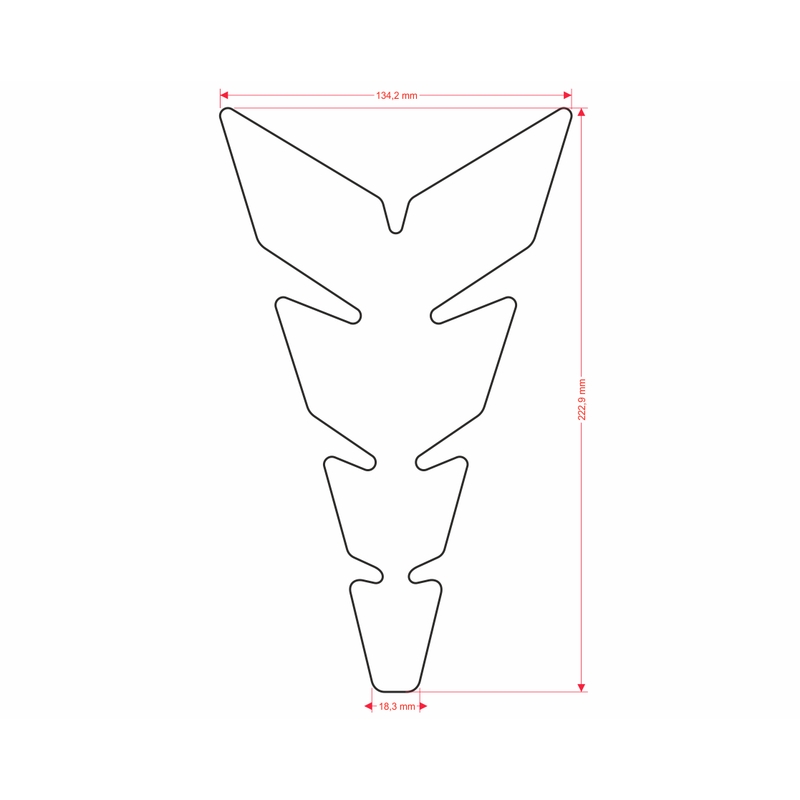 Polttoainesäiliön kansi Tulosta - Moon Slim fluo-vihreä