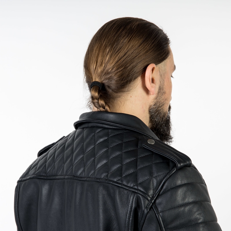 Bunda na motorku Ozone Ramones Modern černá výprodej