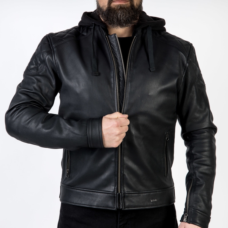 Bunda na motorku Ozone Striker černá výprodej