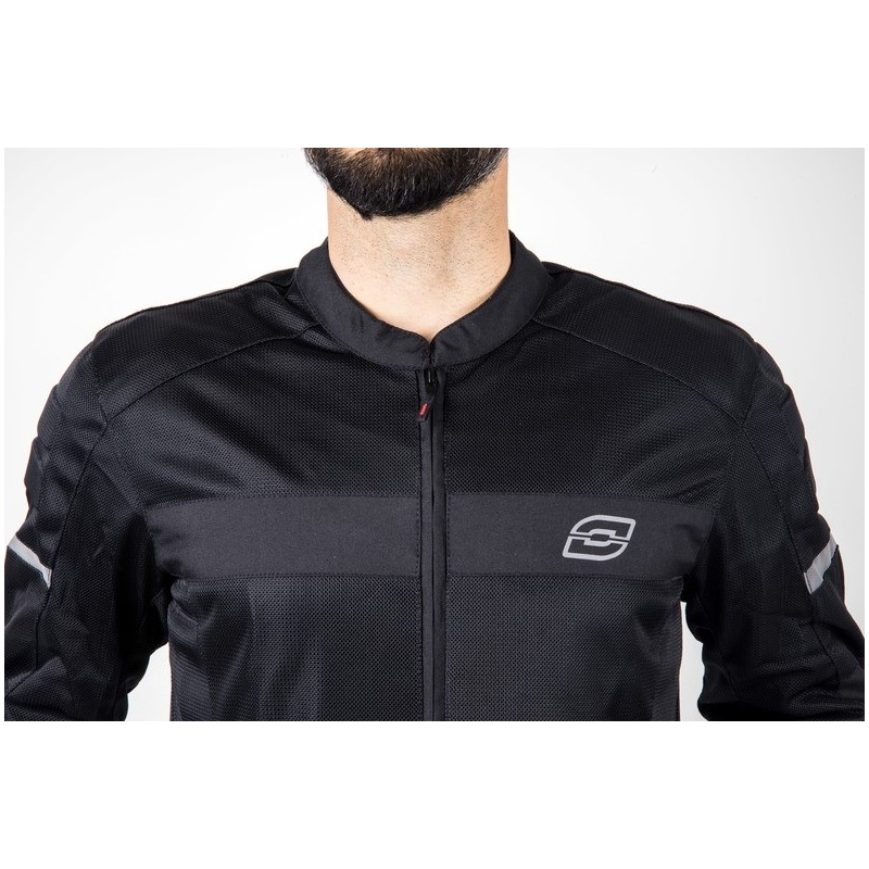 Ozone Dart Musta Moottoripyöräily takki