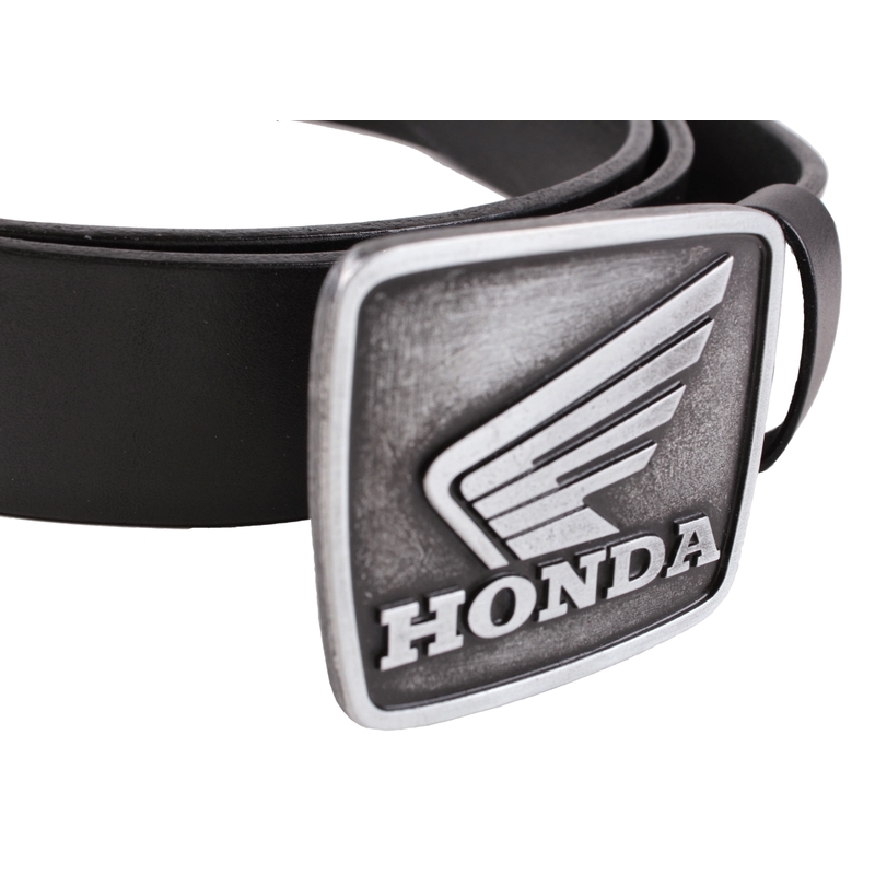Nahkainen moto-vyö Honda-soljella
