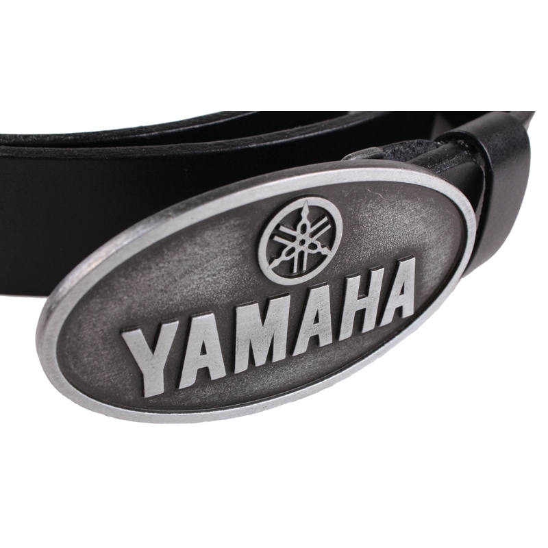 Nahkainen moto-vyö Yamaha-soljella