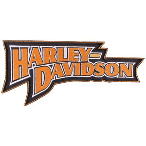 Laastari Harley Davidson kaiverrus oranssi - suuri