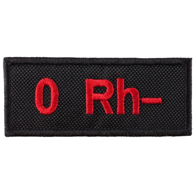 Laastari, jonka veriryhmä on 0 Rh-
