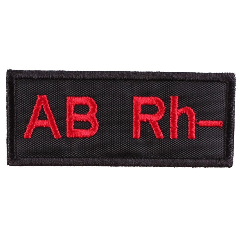 Laastari, jonka veriryhmä on AB Rh-