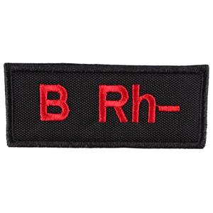 Laastari, jolla on veriryhmä B Rh-