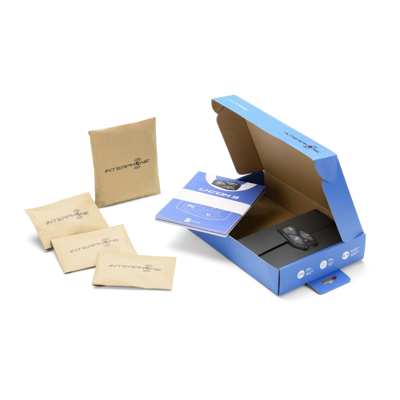 Bluetooth-kuulokkeet Interphone U-COM3 Single Pack (yksittäispakkaus)
