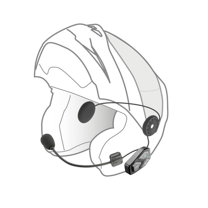 Bluetooth-kuulokkeet Interphone U-COM3 Single Pack (yksittäispakkaus)