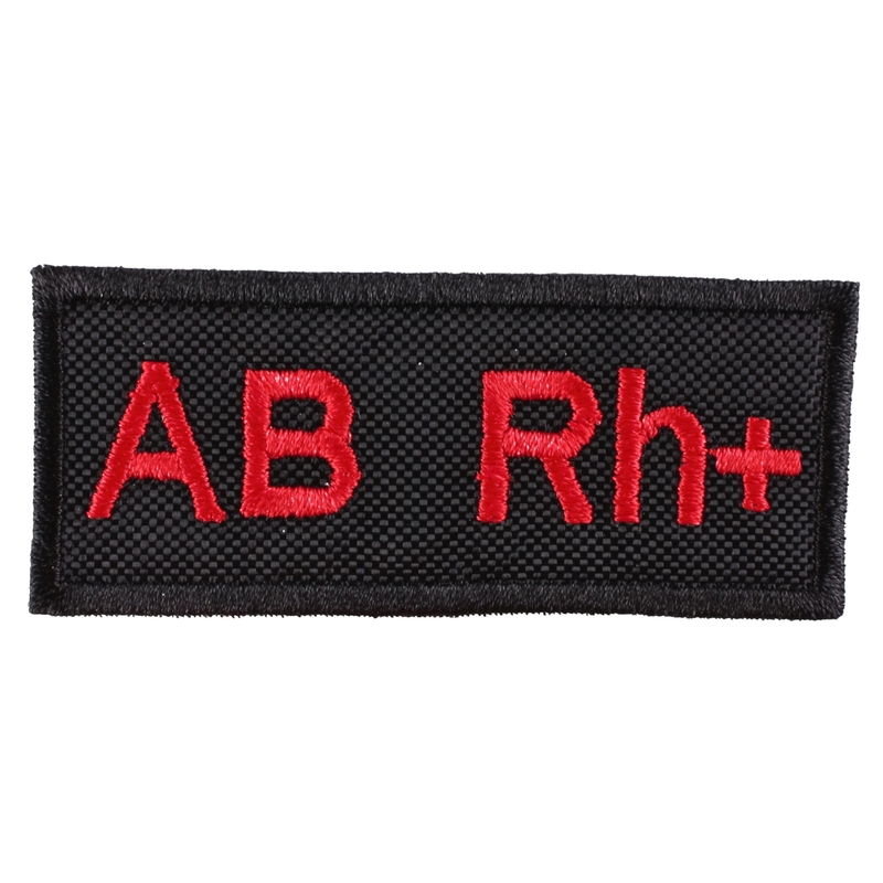 Laastari, jonka veriryhmä on AB Rh+