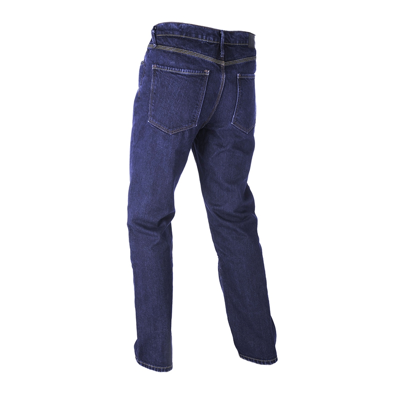 Prodloužené jeansy na motorku Oxford Original Approved Jeans modré
