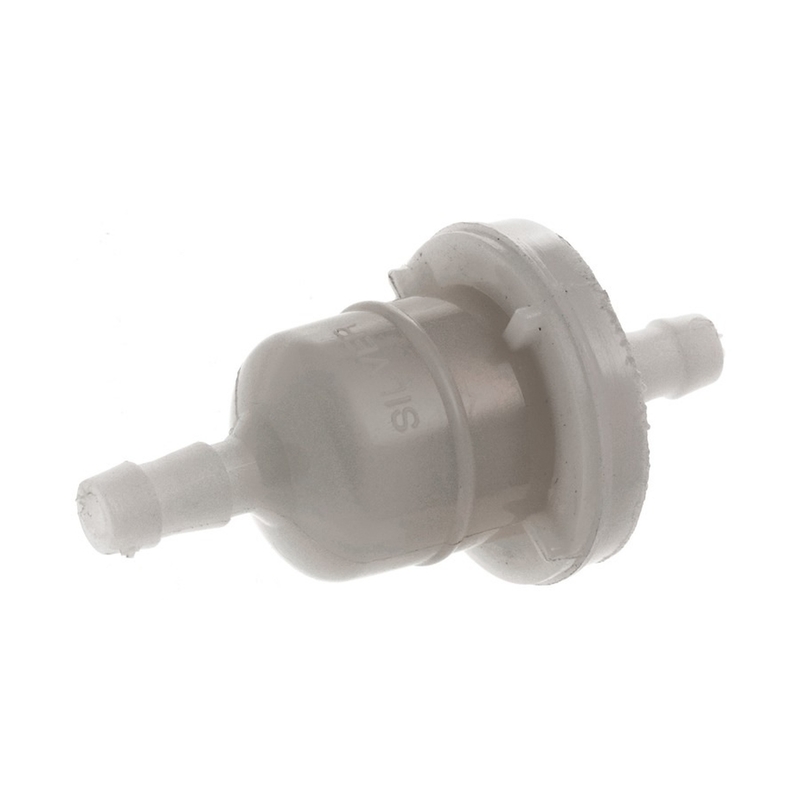Polttoainesuodatin Q-TECH 5-6 mm hopea, paperisäiliöllä