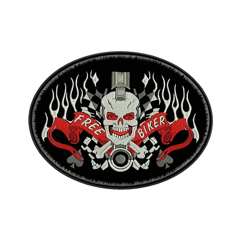 Patch Free Biker ovaali - suuri alennusmyynti