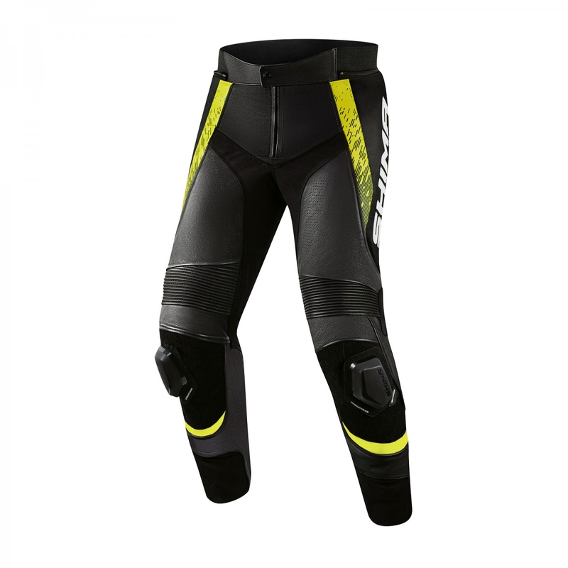 Shima STR 2.0 moottoripyöräilyhousut musta-fluo keltainen