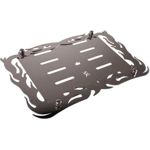 Ruostumattomasta teräksestä valmistettu tyyny SK rekisterikilpeä varten Silver Heat