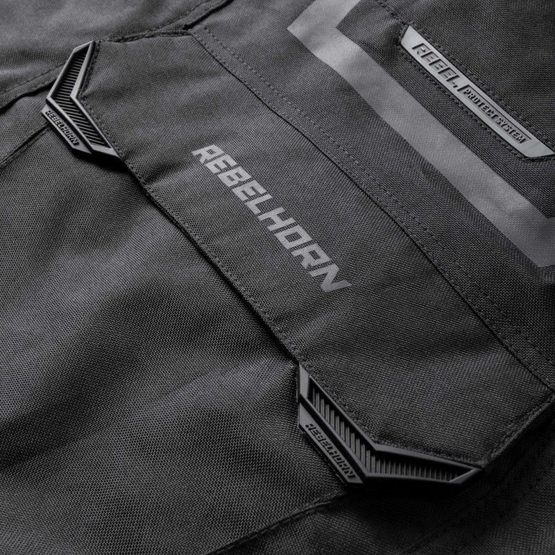 Rebelhorn Cubby IV moottoripyörätakki musta alennusmyynti