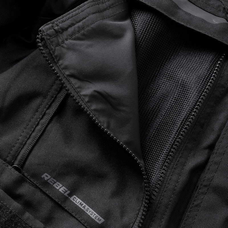 Rebelhorn Cubby IV moottoripyörätakki musta alennusmyynti