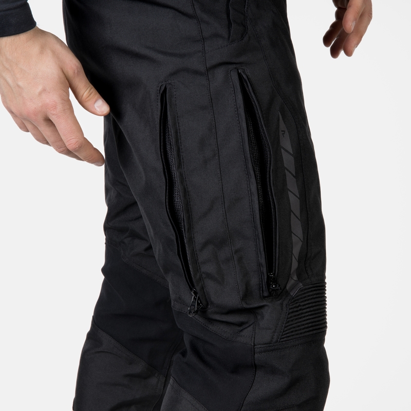 Moto-housut Rebelhorn Hiker III musta lyhyt alennusmyynti