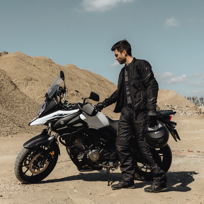 Moto-takki Ozone Jet II musta alennusmyynti