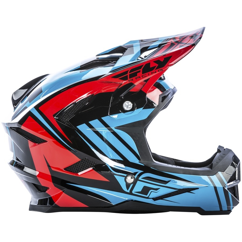 Motokrosová přilba FLY Racing DEFAULT - USA modro-červená